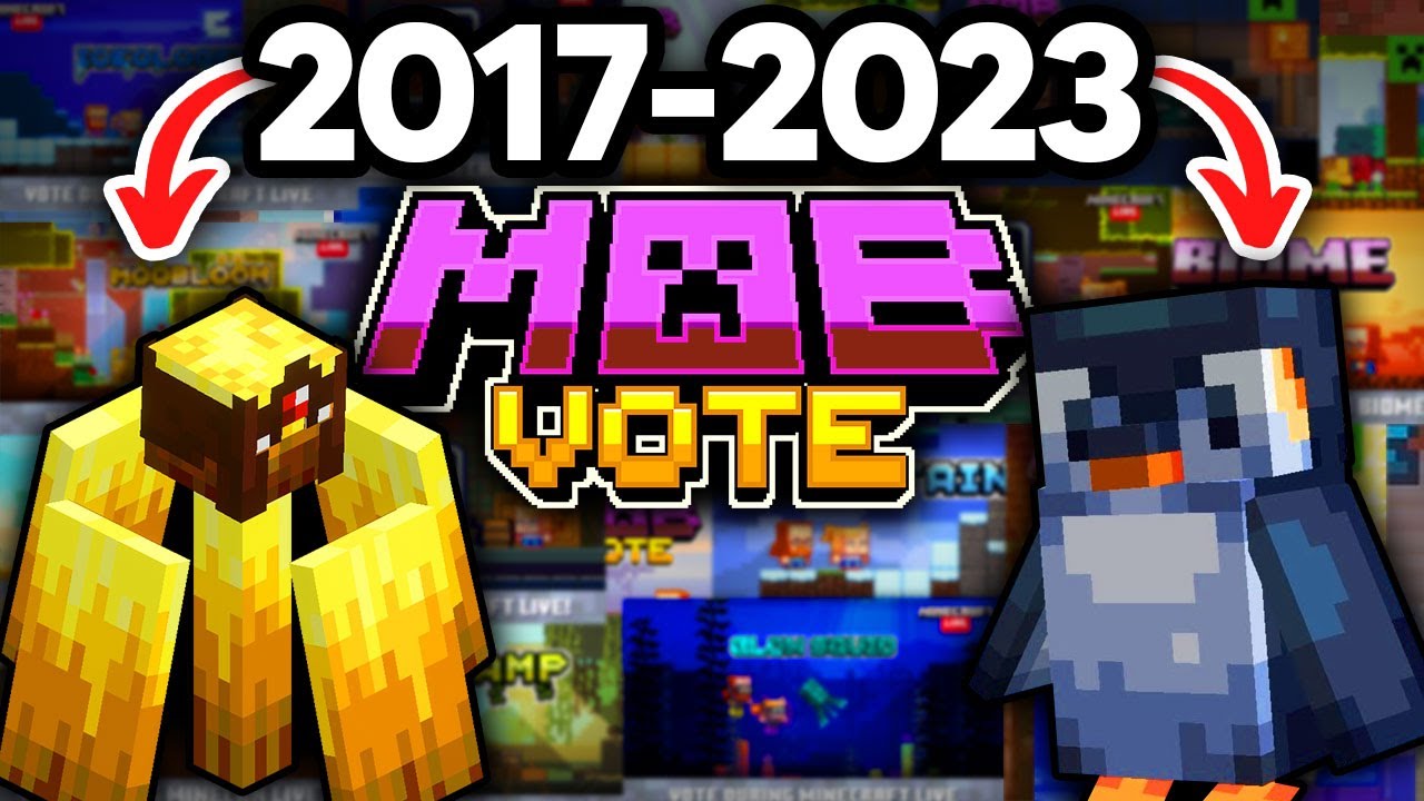 All Minecraft MobBiome Votes Animations 2017 2023