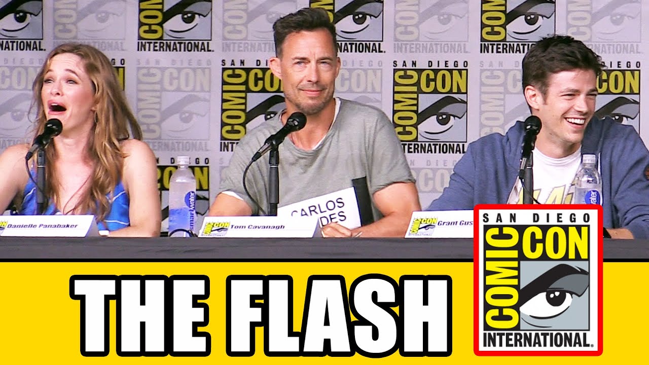 THE FLASH Season 3 Comic Con Panel (Part 1) - Grant Gustin, Candice ...