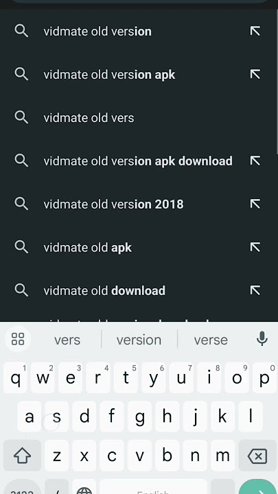 How to install vidmate old version