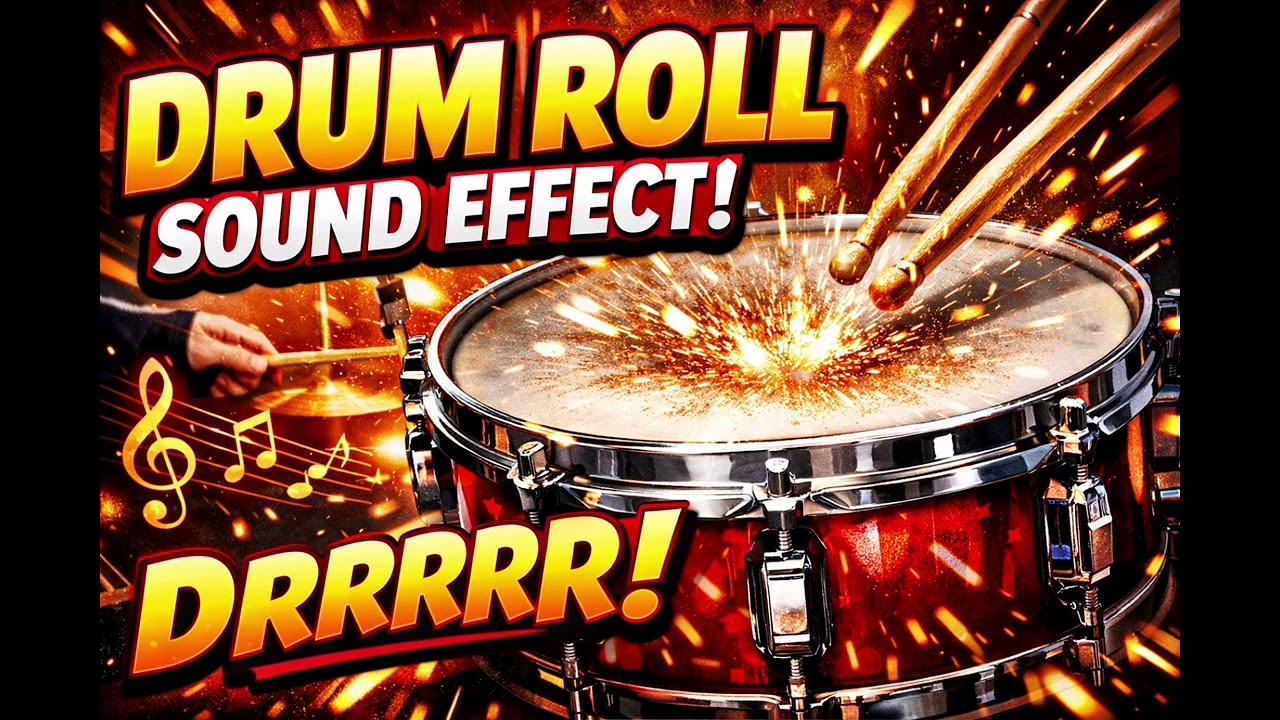 Drum Roll Sound Effect ( And the winner is)