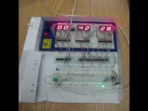 4-bit binary UP COUNTER using 7493 , 7447 , and Timer 555 ... logic diagram of ic 7447 