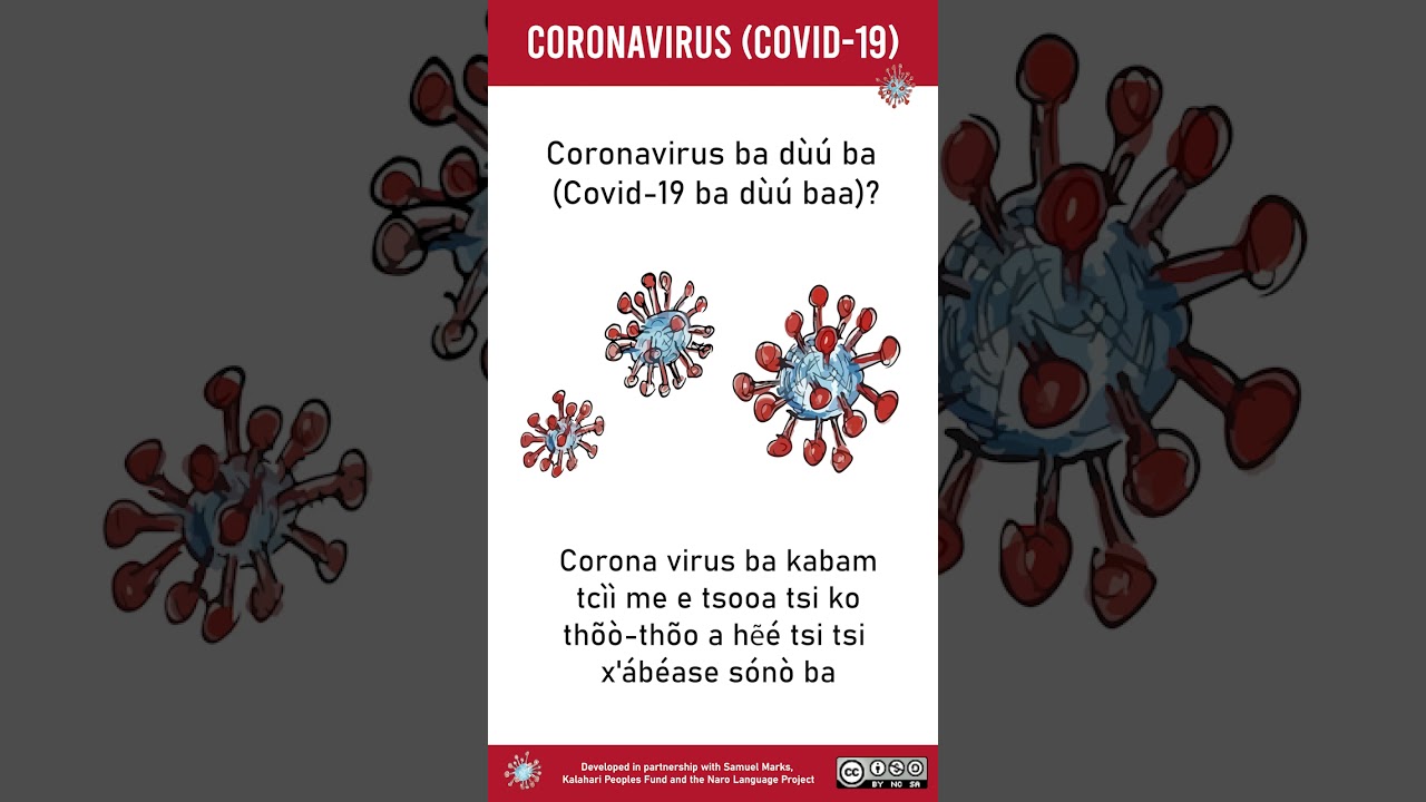 What is Corona Virus? Translation in Naro