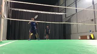 3 players - 3 corners Multi-shuttle drill + 1 corner shadow