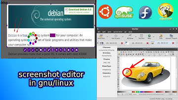 screenshot editor for gnu/linux