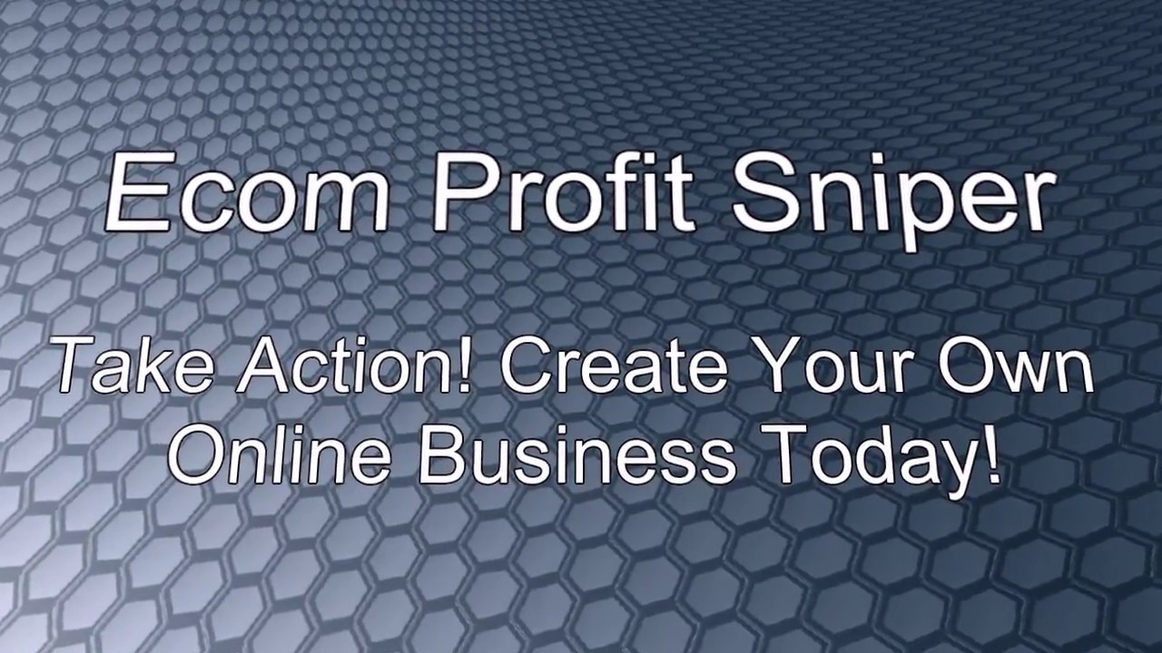 Ecom Profit Sniper It’s EASY!
