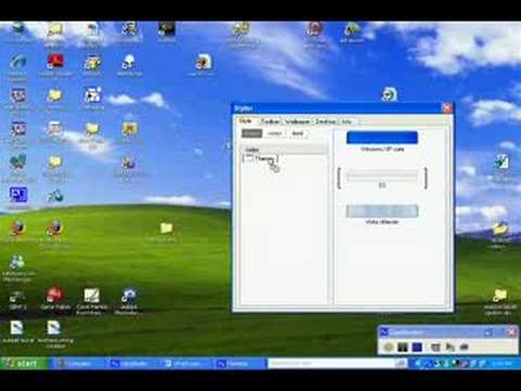 change a windows xp theme into a mac's just try it =D