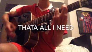 Video thumbnail of "How to play That's All I Need by Dirty Heads quick and easy version"