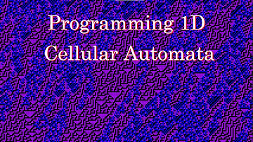 Programming 1D Cellular Automata