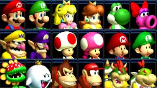 Mario Kart: Double Dash - All Characters