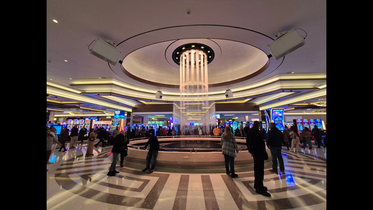 The Prism Art Fountain at Graton Casino by Aquatique Show