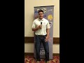 Midwestern State's Alec DiValerio at 2017 LSC Football Media Day