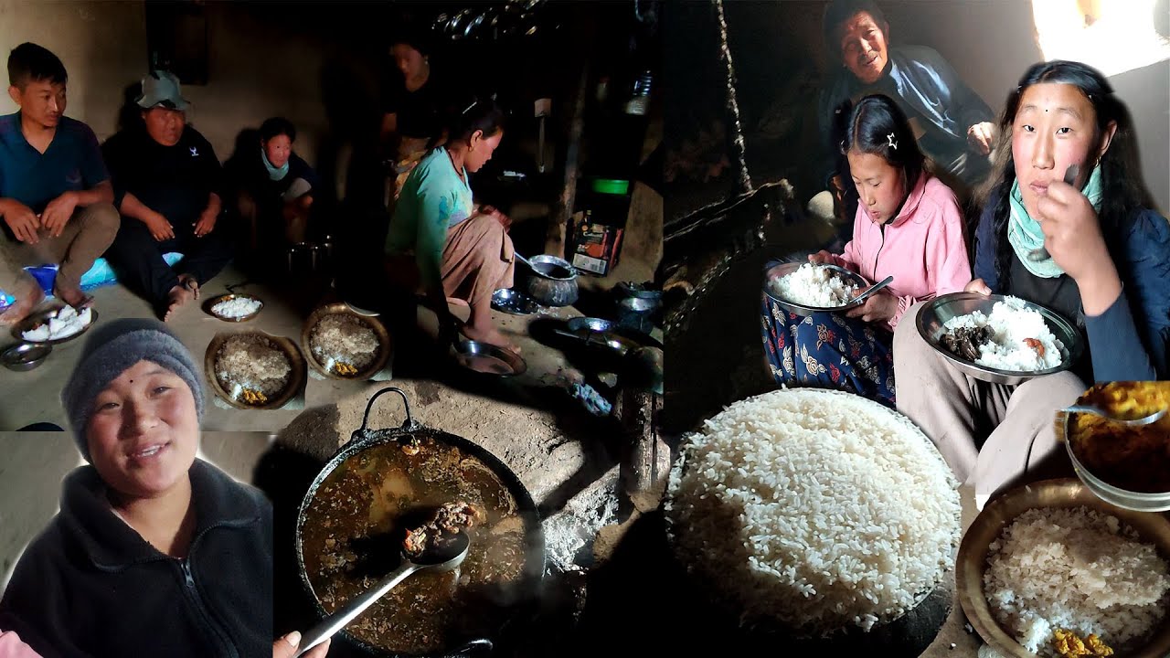 Local Chicken Soup with Local Rice to Our Guest Motu Kaka @dawadonvlog Jina Sani @Sanjipjinarai