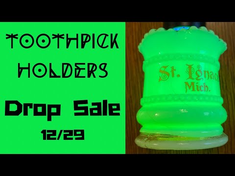 Vintage Toothpick Holder Drop Sale - prices starting at 3