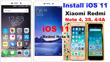 Install iOS 11 In Xiaomi Redmi Phone, Redmi Note 4 iOS 11, Redmi 3S iOS 11, iOS 11MI, NO Root Req.