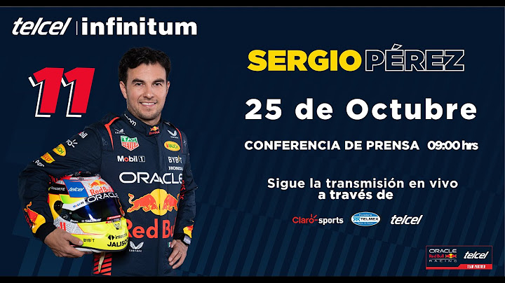 Conferencia de prensa Checo Pérez