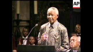 USA: NEW YORK: SOUTH AFRICAN PRESIDENT NELSON MANDELA VISIT