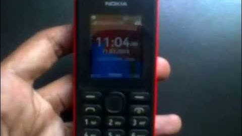 How to Hard Reset NOKIA 108 in 10 seconds!!