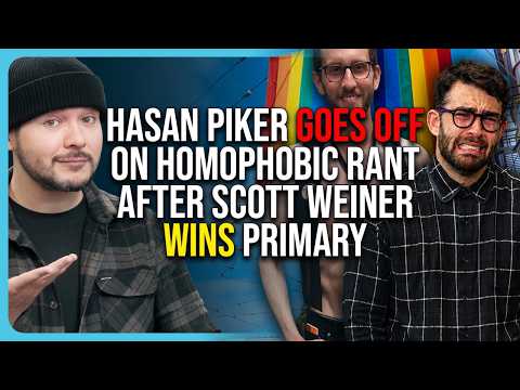 Thumbnail for Hasan Piker GOES OFF On Homophobic Rant After Scott Weiner WINS Primary