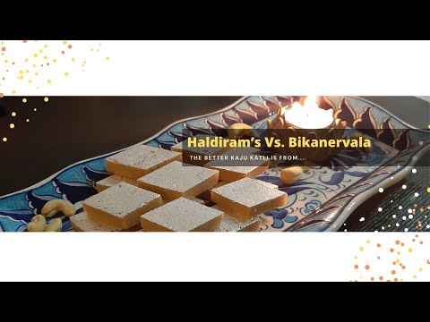 Haldiram's Vs. Bikanervala - The Tastier Kaju Katli | Mishry Reviews