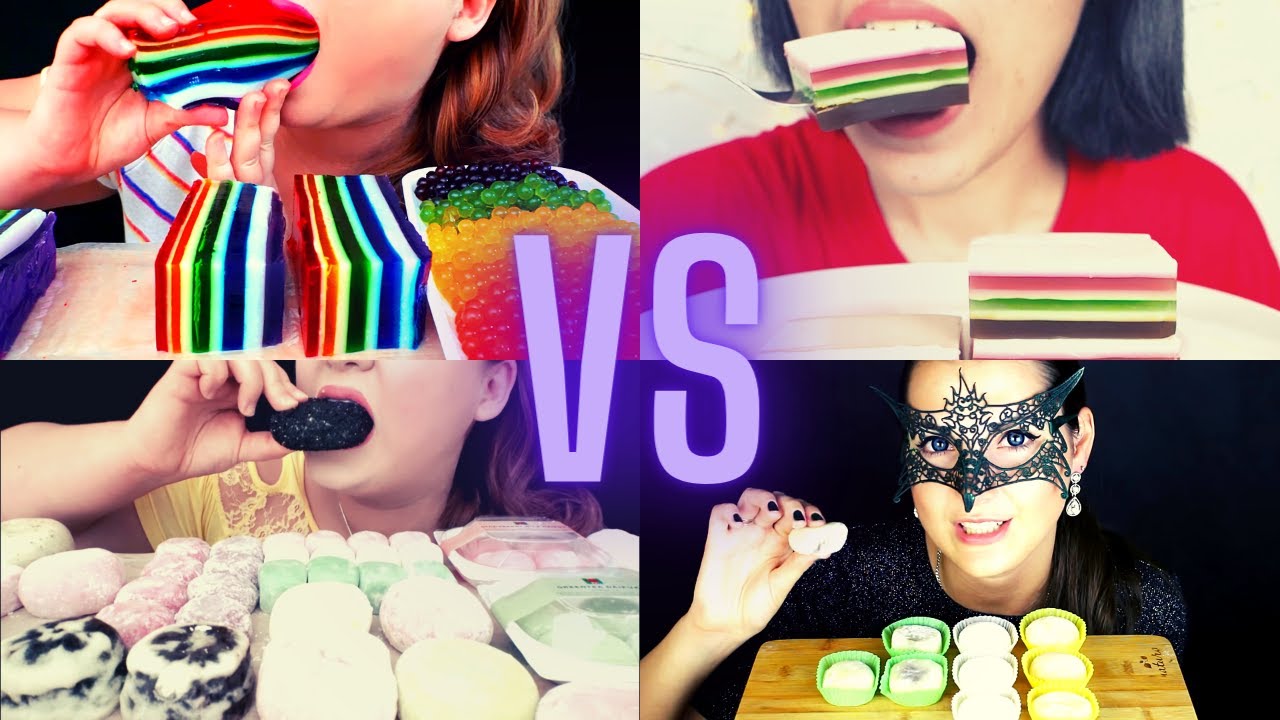 PINK ASMR VS Underrated Mukbangers