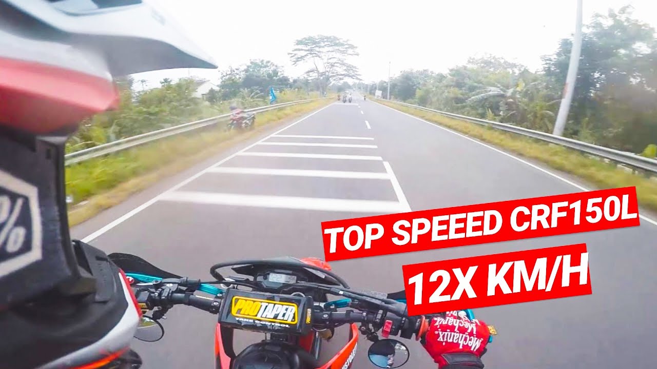 COBA TEST TOP SPEED CRF150L LAGI | TOURING UJUNG GENTENG PART #1 | ID9 RAW