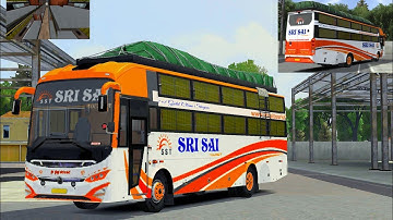 How to add Sri Sai Travels sleeper bus Mod Bus simulator Indonesia mein install kaise kare