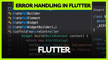 Error Handling in Flutter: Best Practices and Strategies