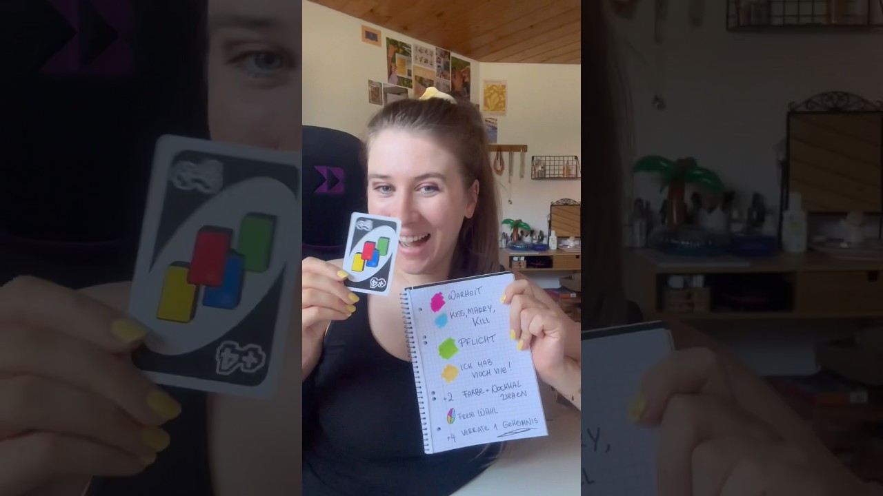 DIY Spiel mit UNO Karten für Klassenfahrt, Mädelsabend, Party,… 🎉🥳 