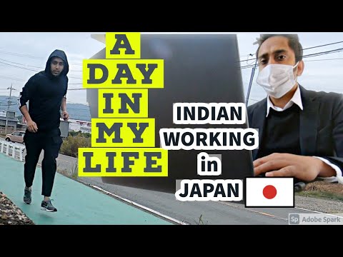 A Day In MY LIFE II INDIAN WORKING IN JAPAN II HINDI II Rom Rom Ji