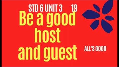 STD5 ENGLISH BALBHARTI Ch no.19 BE A GOOD HOST AND GUEST#AnjaliLaxane #LalitLaxane