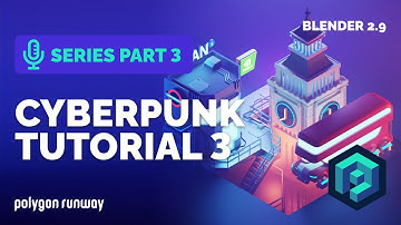 Cyberpunk London Tutorial PART 3 in Blender 2.9