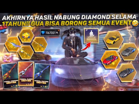 AKHIRNYA HASIL NABUNG DIAMOND SELAMA 1TAHUN!! GUA BISA BORONG SEMUA EVENT TANPA MIKIR🤣