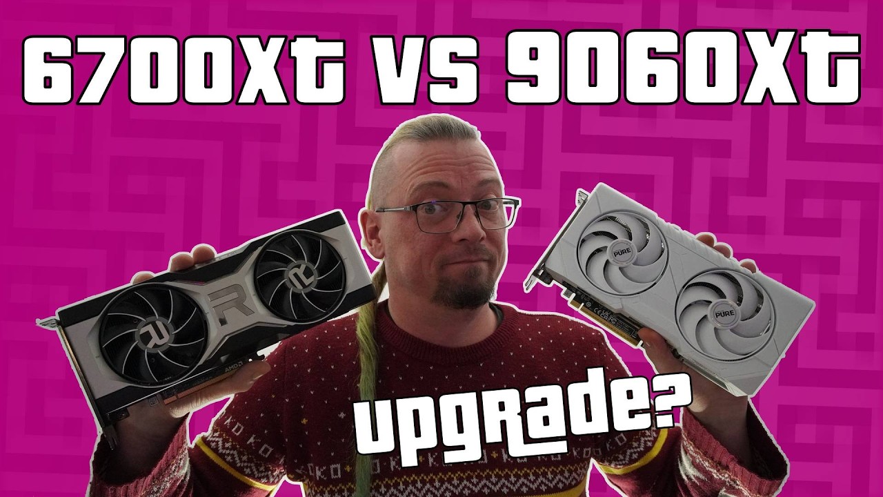 モルトversus3枚 6700XT vs 9060XT - Ultra Wide Comparison - YouTube