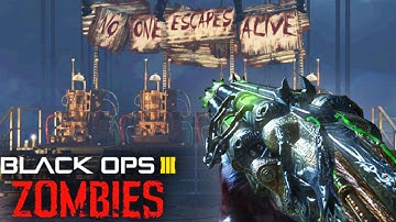 "MOB OF THE DEAD" IN BLACK OPS 3 ZOMBIES! - EPIC BRIDGE CHALLENGE w/ ENDING! (BO3 Custom Zombies)