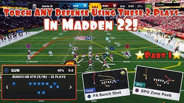 Torch ANY Defense Using These 2 Plays In Madden 22! | Bunch HB Strong Mini Scheme Part 1 |