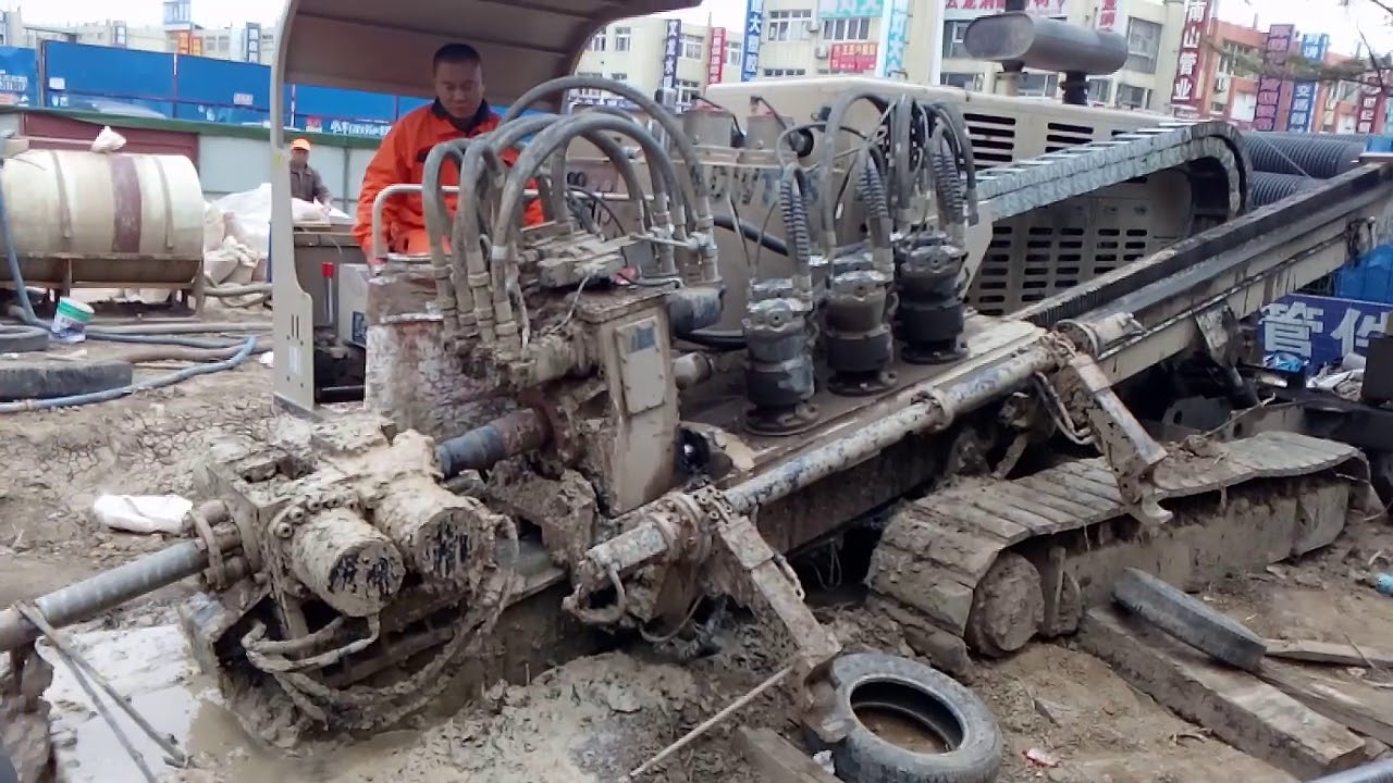 РАБОТА БУРОВОЙ УСТАНОВКИ DDW 450 в Китае
