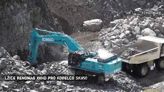 Lžíce XXHD Renomag pro Kobelco SK850 - YouTube