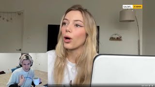 Famous xQc reacts to Grace bringing up FaZe Rain history of almost ODing Profile