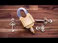 A Padlock with 3 Keys but no Keyholes - Illusion and Confusion