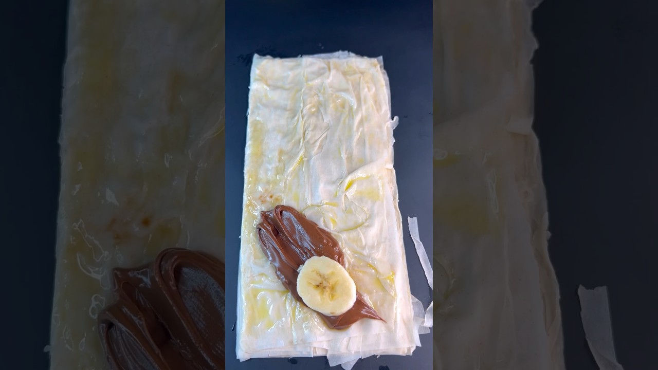 NUTELLA + BANANA PHYLLO PASTRIES 