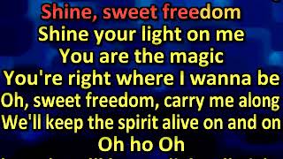 Michael McDonald - Sweet Freedom (KARAOKE) [Best Version]