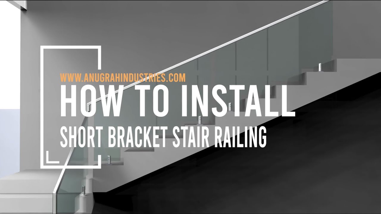 Octagonal Railing How to install: Short Bracket Stair Railing | Octagon Handrail ...
