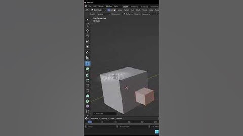 learn blender/ Add cube, cylinder, cone... tool/24