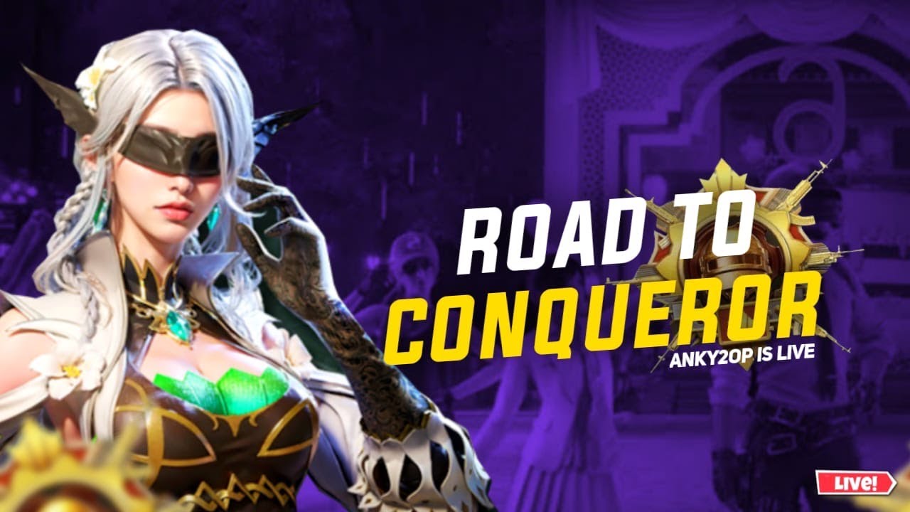 Ace To Conqueror Rank Push 🚀 AnkyIsLive 🔥 