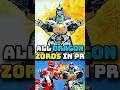 How many Dragon Zords are in Power Rangers