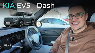 Kia EV5 Detailed Look at the Dash, Driver Display, Steering Wheel Functions screenshot 4