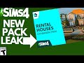 Sims 4 Expansion Pack Leak- Rental Homes