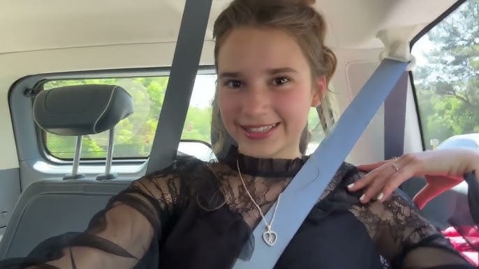 Karolina Protsenko (15 yrs) - Driving To Promotion Night Ending School Year (Jun 4, 2024)