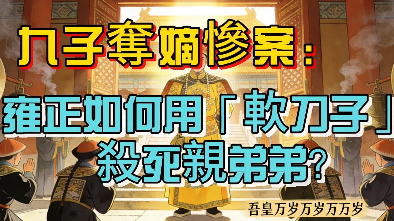 九子奪嫡慘案：雍正如何用「軟刀子」殺死親弟弟？