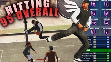 Hitting 95 Overall - Slasher Build Dunking Everything! NBA 2K20 Park Gameplay